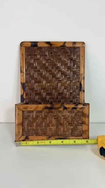 Decorative Wood Bamboo Ratton Storage