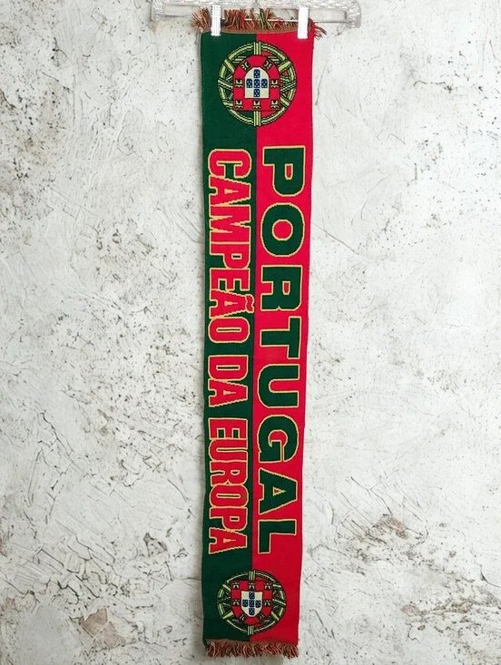 Portugal Euro 2016 Champions Soccer Fan Scarf Red Green