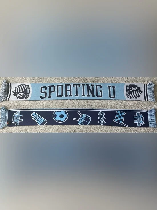 Sporting Kansas City SKC Sporting U University Pass Soccer Scarf