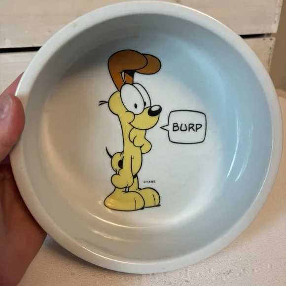 VINTAGE Pet Bowl Garfield Odie 