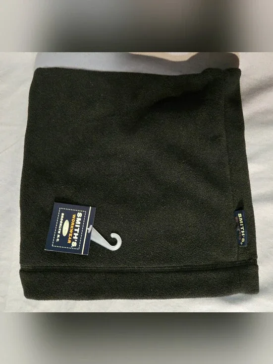 New Smith's Workwear Black Fleece Neck Warmer W/ Tags