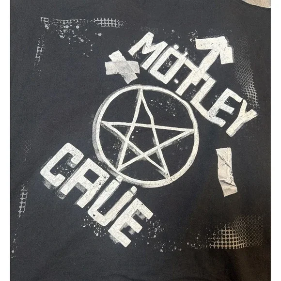 Motley Crue Pentagram Bandana Handkerchief 21.5