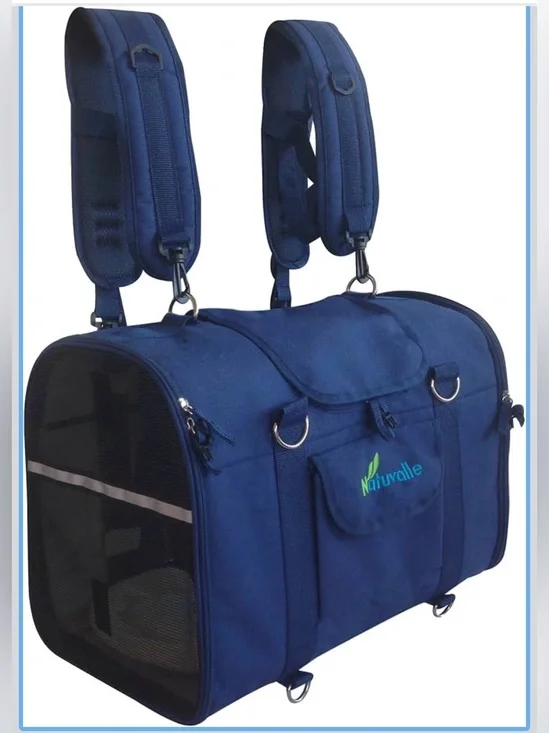 6-in-1 Sturdy Pet Carrier Backpack, Front Pack, Shoulder Bag, Bag Size XS