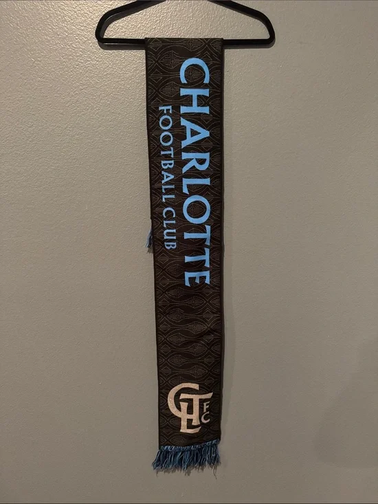 Charlotte FC 2025 Jersey Hook Scarf NWT
