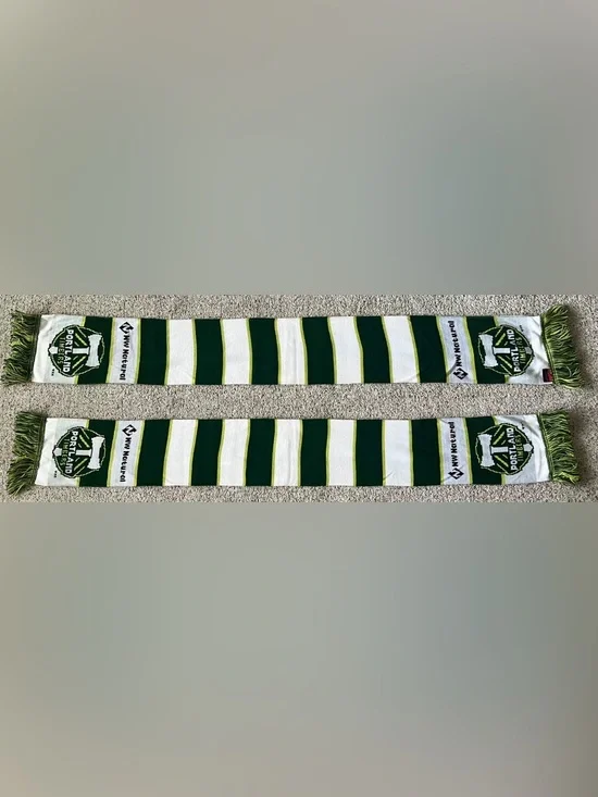 Portland Timbers NW Northwest Natural Bar Soccer Scarf