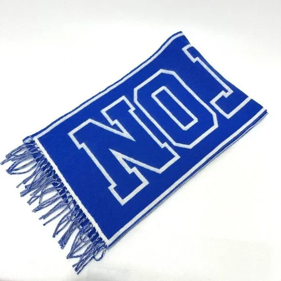LOUIS VUITTON Echarpes-city louis Scarf Wool / Cashmere blue