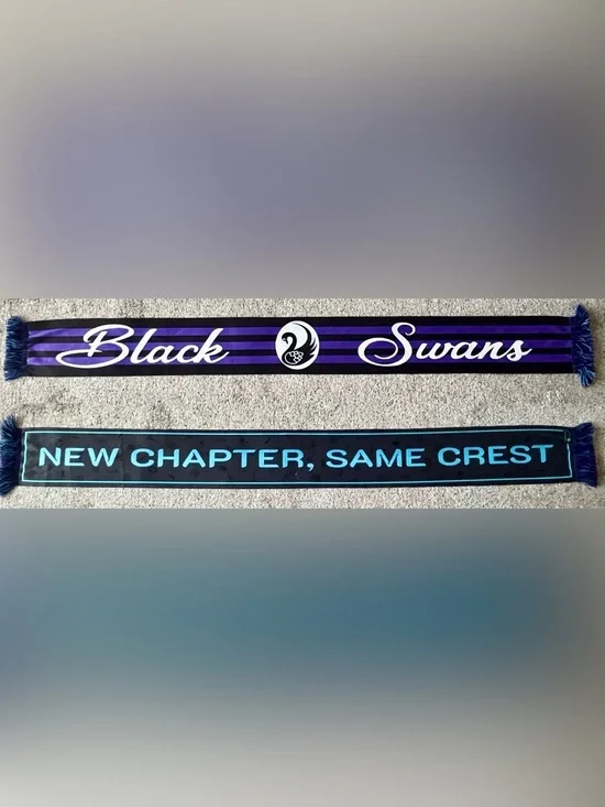 Orlando Black Swans (Orlando Pride Supporter Group) Soccer Scarf