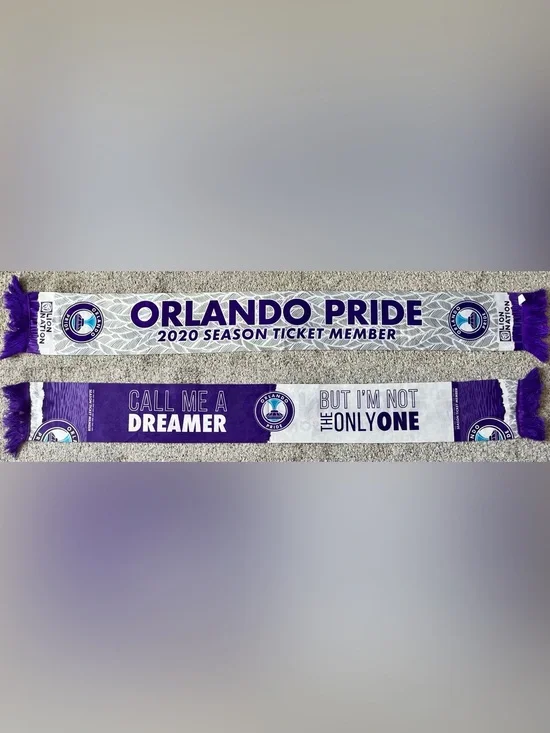 Orlando Pride 2020 Season Ticket Holder Soccer Scarf