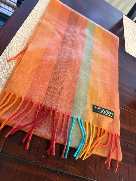 100% cashmere scarve Scotland