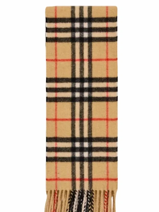 Burberry Beige Nova Check Classic Scarf Wool