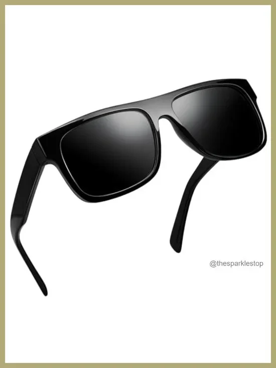 Polarized Large Square Sunglasses UV400 Protection TR90 Frame