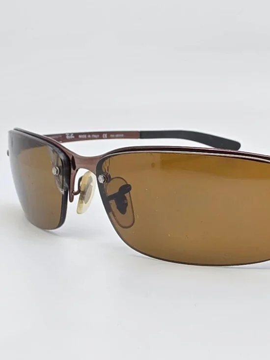 Ray-Ban RB3217 014/83 Brown Frame Polarized Brown Lens Sunglasses Italy 58mm