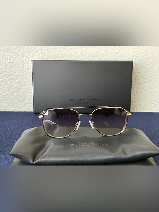 Carolina Lemke Carlos Black Gold 53-19/140 + Premium Luxury Case