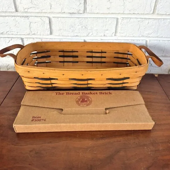 Longaberger Signed Numbered  Baking Celebration Basket W/Breadwarmer Brick