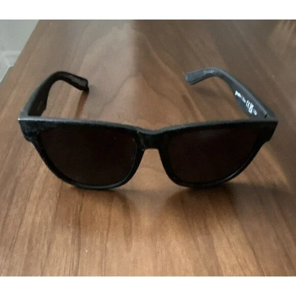 goodr Hooked on Onyx Square Sunglasses, Black Frame with Black Lenses