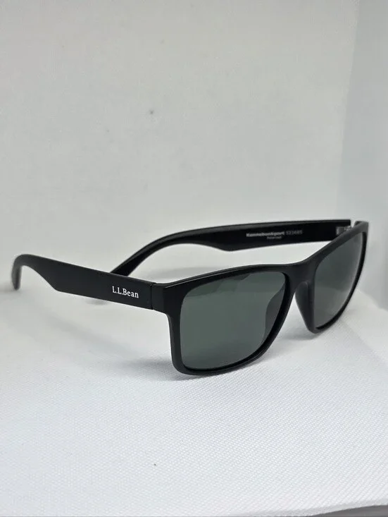 L.L.Bean Polarized Classic Black Sunglasses Kennebunkport Polar