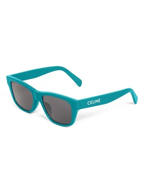 Celine Classic Rectangular Sunglasses CL40249U 87A Turquoise