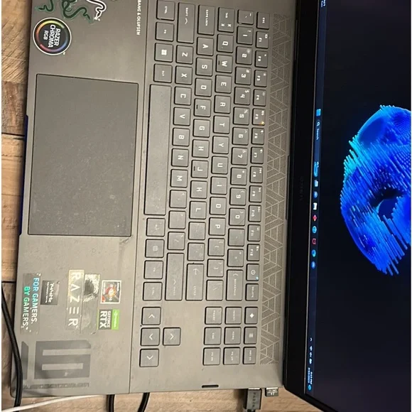 Hp Omen gaming laptop basically new with 3 year warranty—> come and fix @ home