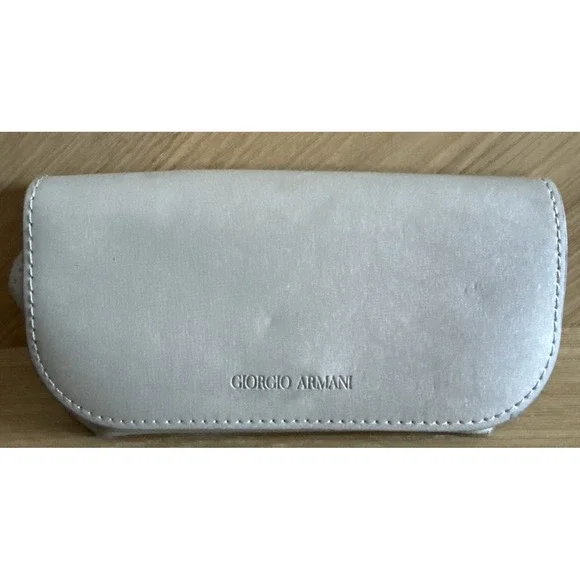Giorgio Armani Sunglasses Eyeglasses Case Soft Shell Felt Lined Travel Carrier‎
