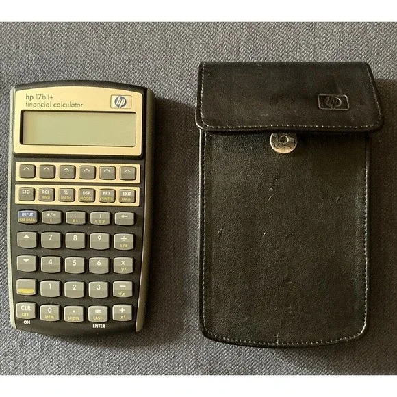 Hewlett Packard HP 17BII+ Business / Financial Calculator w/ Case