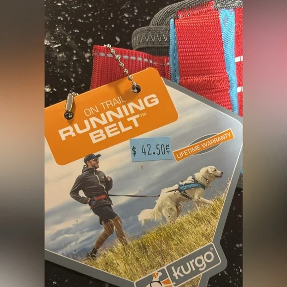 Running belt with water bottle