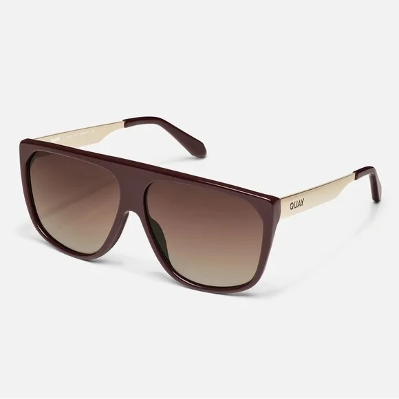 Quay Australia‎ Oversized No Curfew Espresso Frame/Brown Lens!! NEW!!!🤎🕶️😎