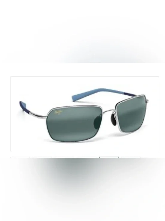 Maui Jim 323 High Tide Silver Frame Sunglasses
