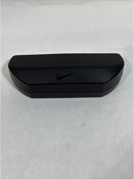 Nike Black Hard Shell Sunglasses Eyeglasses Case Swoosh Logo Recycled MD