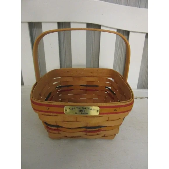 Longaberger Light the Fire Within 1996 Bee Basket Ships next day