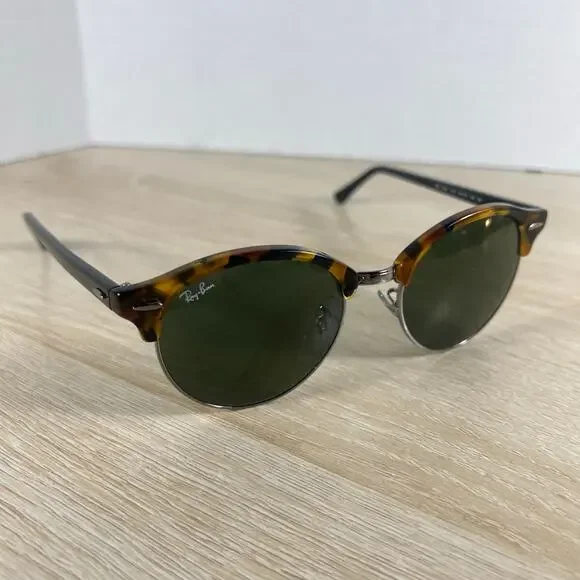 Ray-Ban RB4246 1157 Clubround Sunglasses Havana 51-19-145