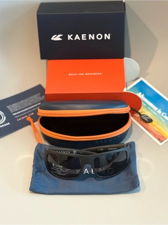 Kaenon Hodges Matte Black (Gun) - Sunglasses with Dark Lenses - See description