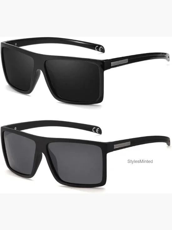 Men's Square Polarized Sunglasses UV Protection Driving