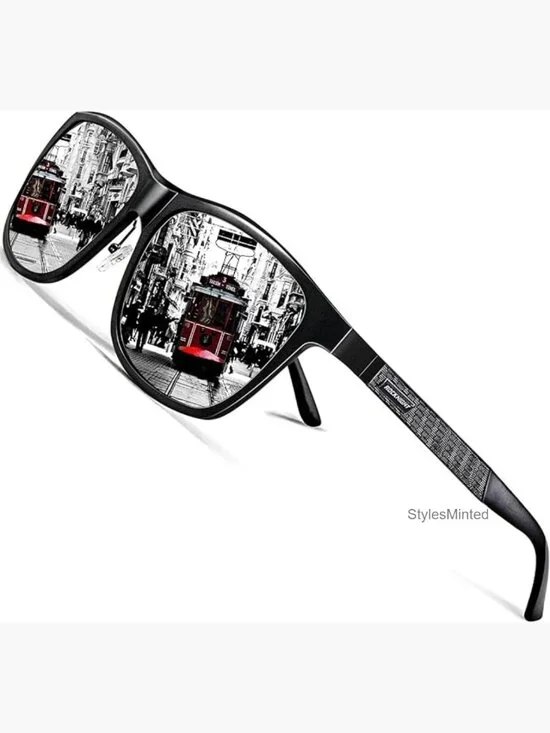 Polarized Driving Sunglasses with Spring Hinges