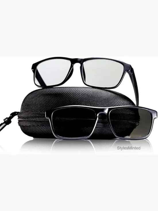 Polarized Tattoo Sunglasses with Extra Frame UV380 Lens Clarity