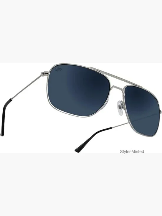 Stainless Steel Polarized Navigator Sunglasses with UV Protection