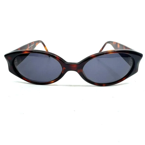 Unbranded Brown Tortoise‎ Sunglasses with Geckos on Arm Black Lens H10470