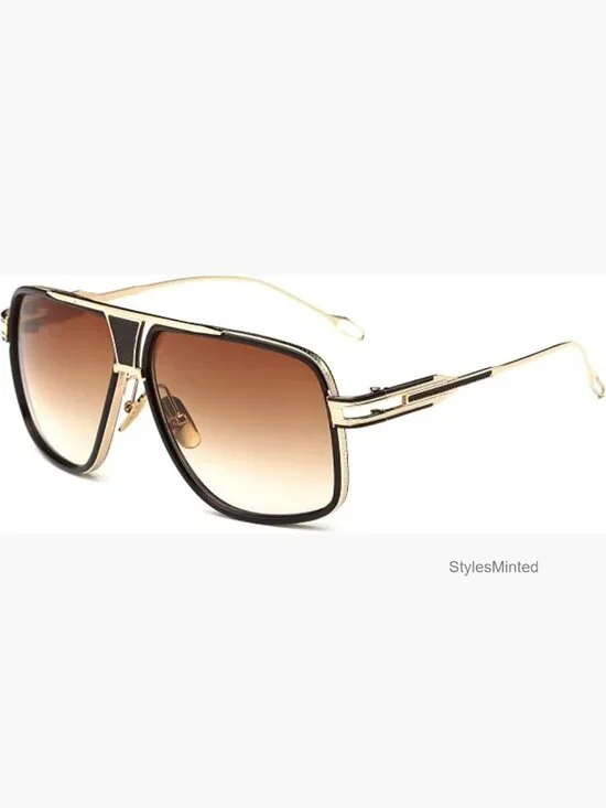 Aviator Sunglasses UV Protection Oversized Retro Shades for Men
