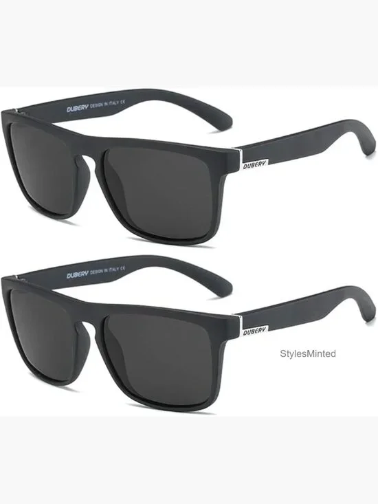 Square Polarized Sunglasses UV Protection Driving Retro