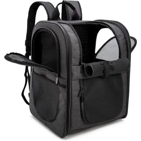 Pet Carrier Backpack for Large/Small Cats and Dogs, Puppies, Safety Features