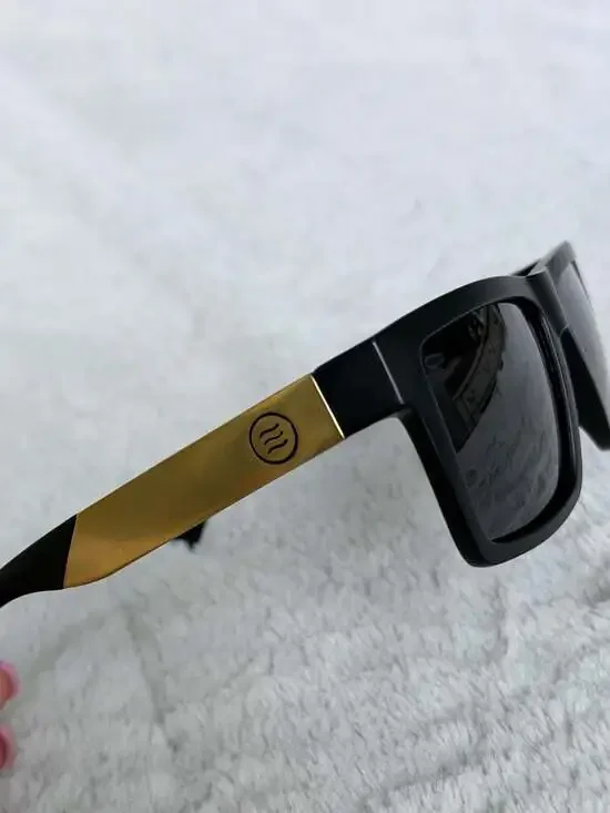 Neven Eyewear Tombstone Prospector Polarized Sunglasses - Black/Gold