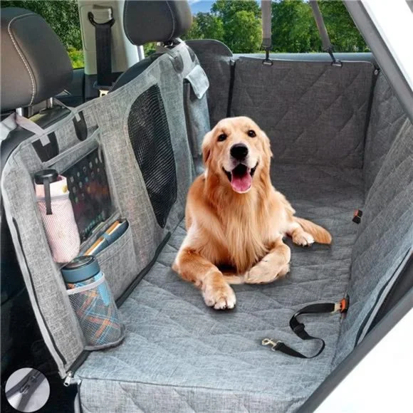 Pets Car Dog Cover Back Seat -Car Hammock for Dogs Waterproof-Dog Car Seat Cover