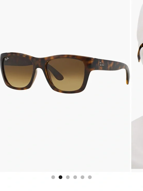 Ray-Ban Unisex Wayfarer 53MM Tortoiseshell Frame Sunglasses polarized