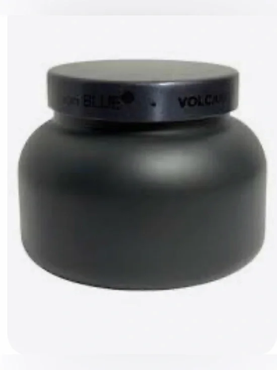 Anthropologie Capri Blue Volcano Matte Black 19 OZ Jar Candle NWT