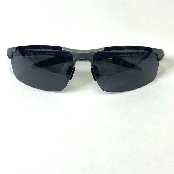 Duco DC8177S G1‎ Grey Polarized Sports Sunglasses– Wraparound