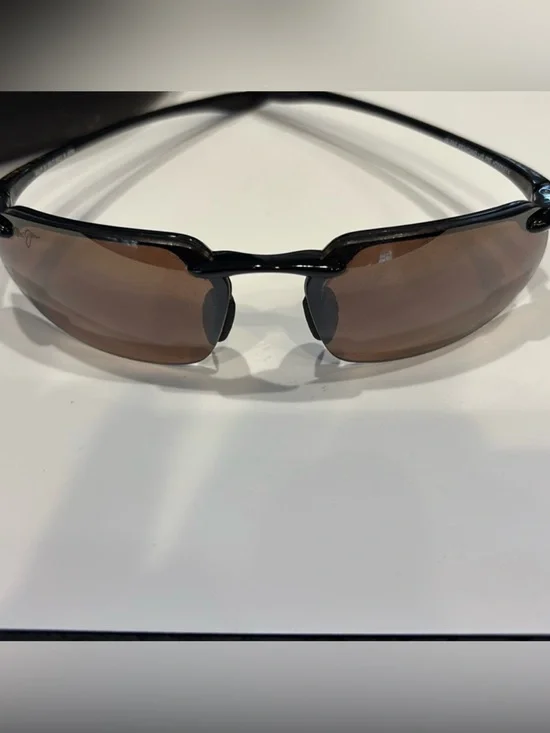 Maui Jim Black and Brown Men's Sunglasses