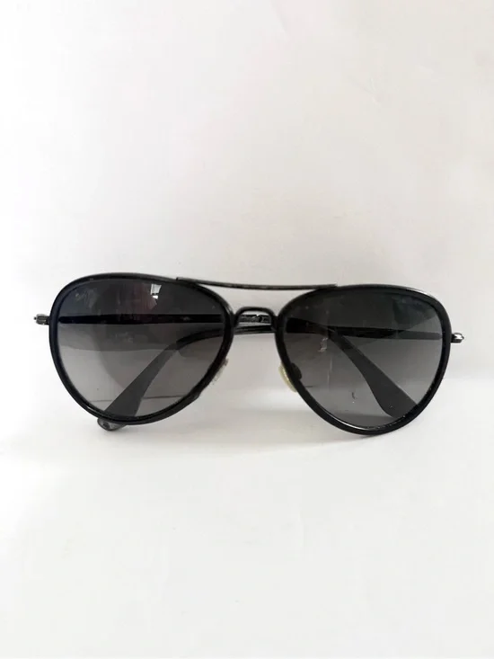 Maui Jim Honomano Black Aviator Metal Full Rim Sunglasses Frames 57mm MJ-260-02D