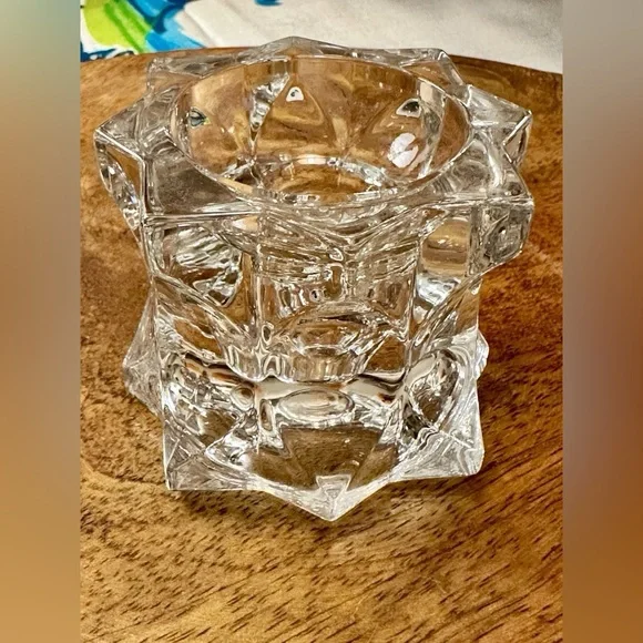 Mikasa Small Crystal Clear Candle Holder