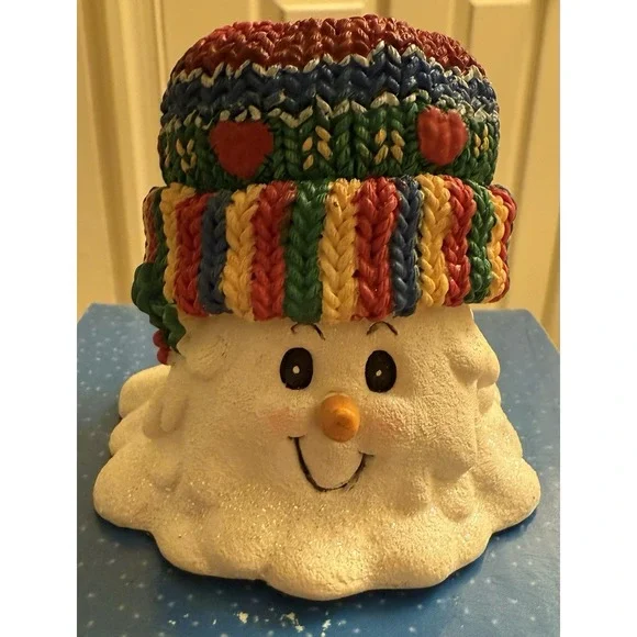 Vintage Westland Snow‎ Friends Snowman Candle 1999 New Open Box Rare