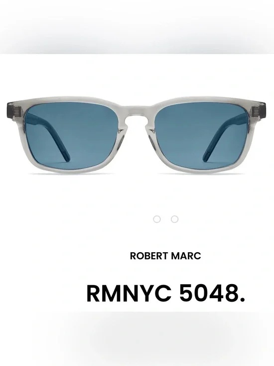 Robert Marc RMNYC 5048 Sunglasses — Silver Frame with Gray Lenses