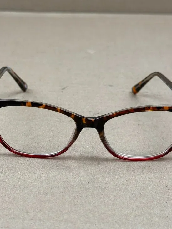 Sofia Vergara x Foster Grant Teresa Reading Glasses +1.75 Tortoise Red Fade